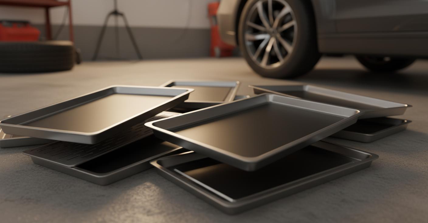 Best Magnetic Oil Drip Tray - Durable Construction, Easy-to-Clean Surface, Superior Magnetic Hold