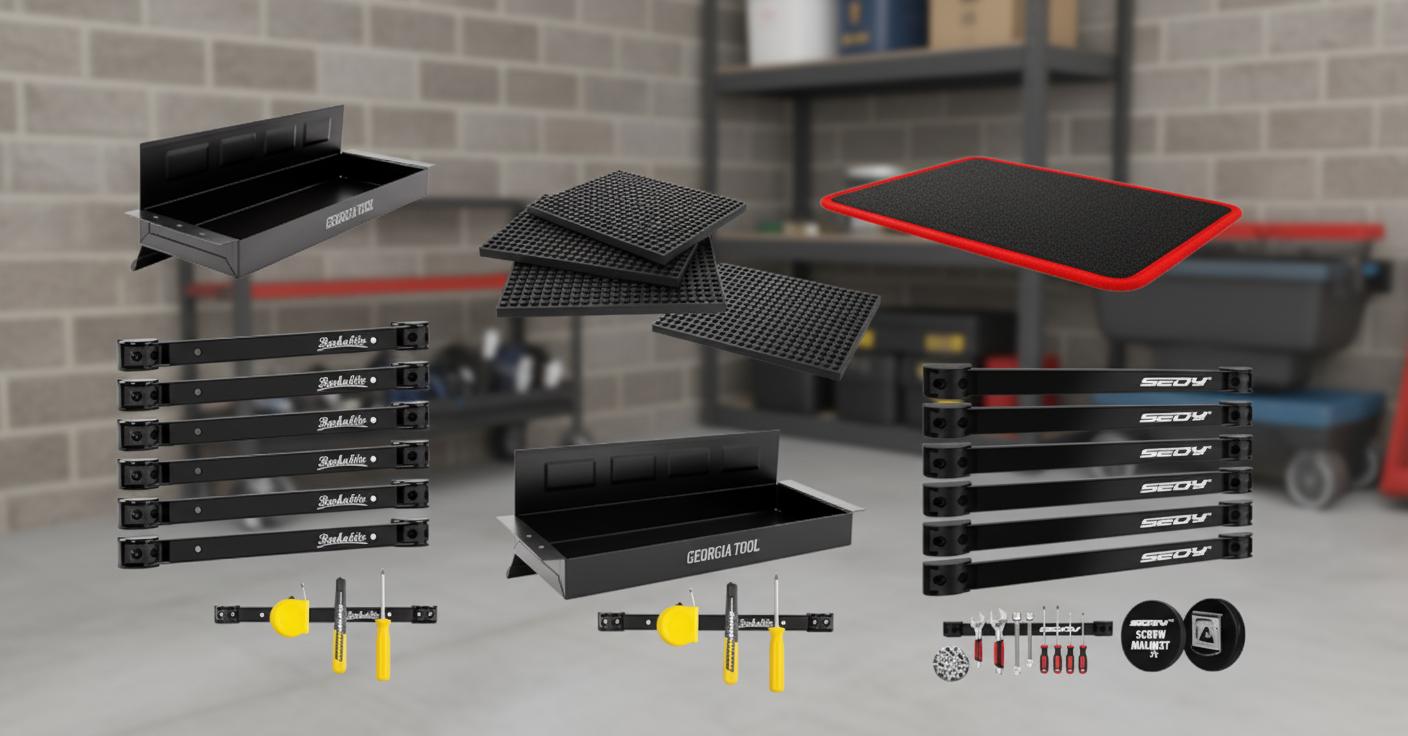 Best Magnetic Tool Organizer Board - Securely Holds Metal Parts, Durable Construction, and Easy Access During Repairs