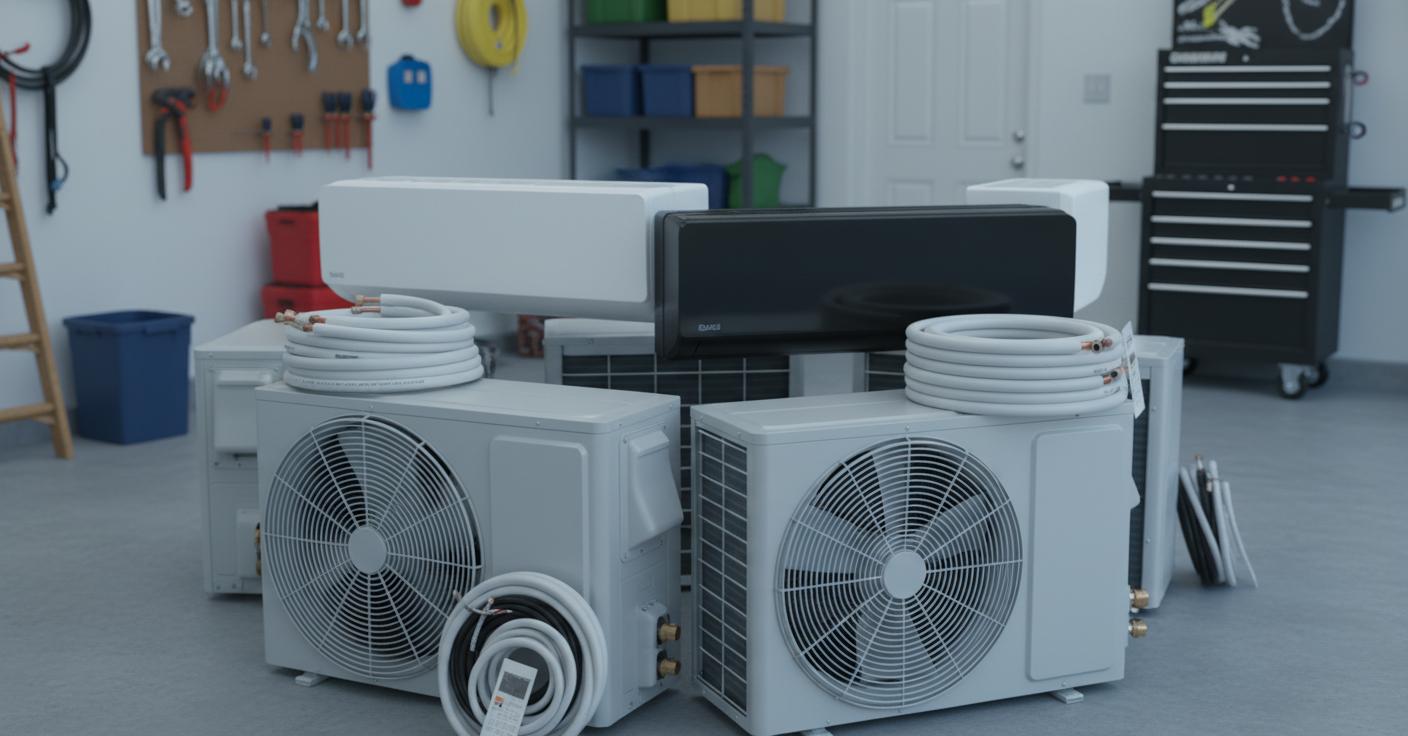 Best Mini Split Air Conditioner Heater - Durable Copper Piping, Efficient Insulation, Easy Installation