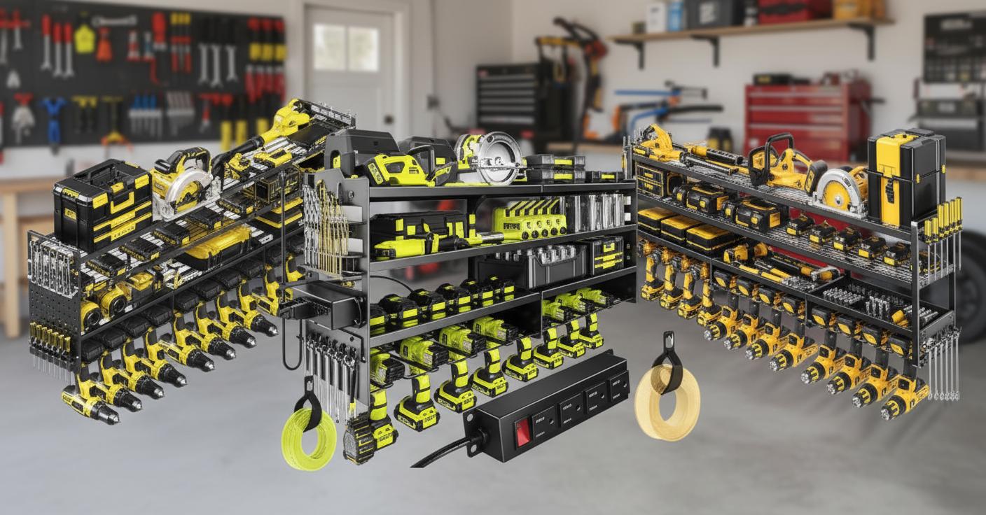 Best Motorized Tool Organizer - Efficient Charging, Smart Organization, and Durable Design