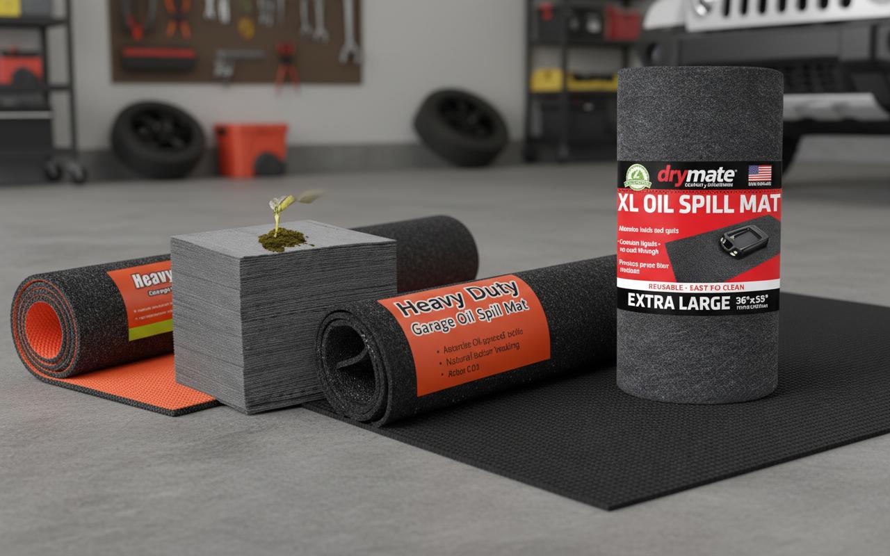 Best Oil-Resistant Garage Floor Mats - Heavy Oil Spill Protection, Durable Material, Waterproof Coverage
