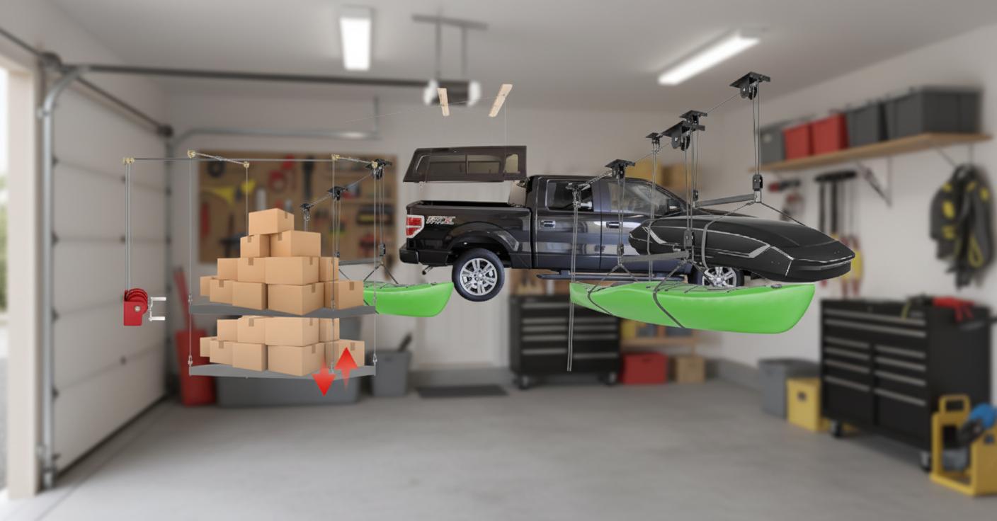 Best Overhead Garage Storage Lift - Heavy-Duty, Space-Saving, Easy to Operate