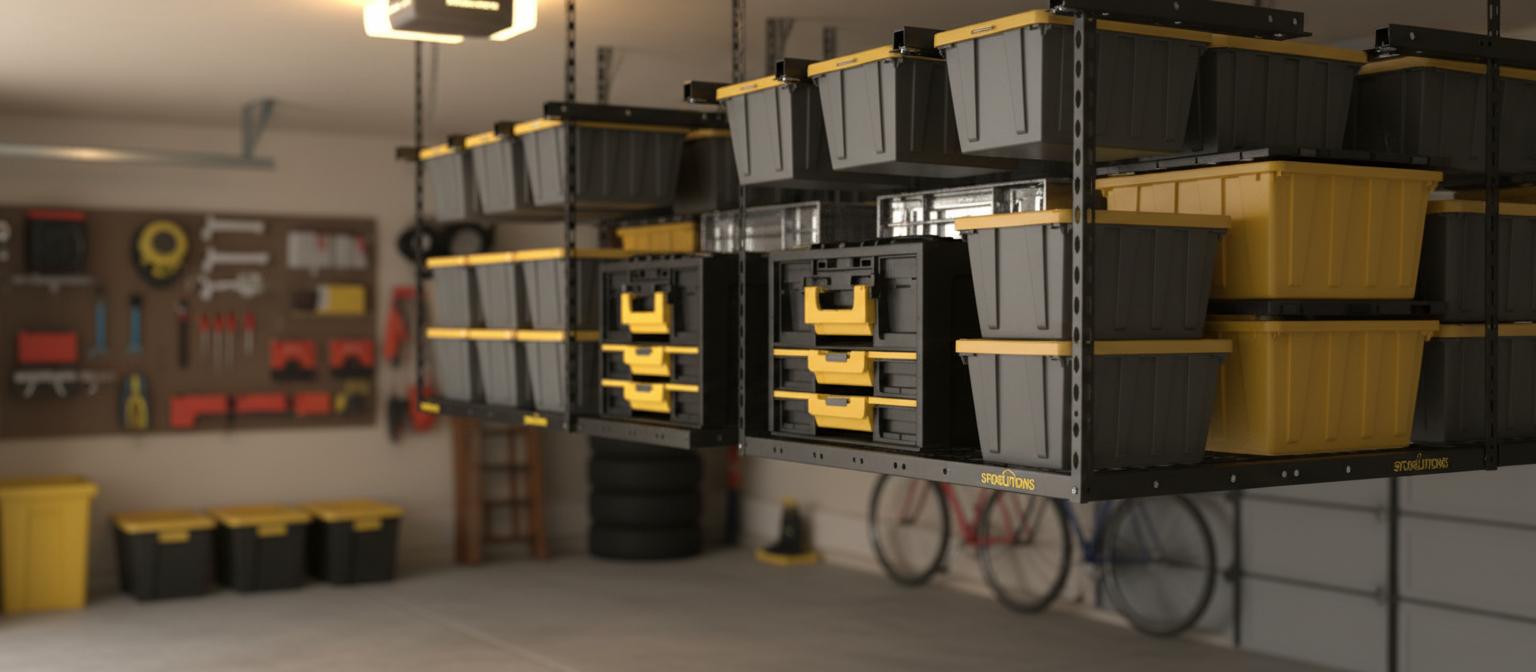 Best Overhead Storage Racks - Durable, Adjustable Ceiling Shelving, Maximizing Garage Storage