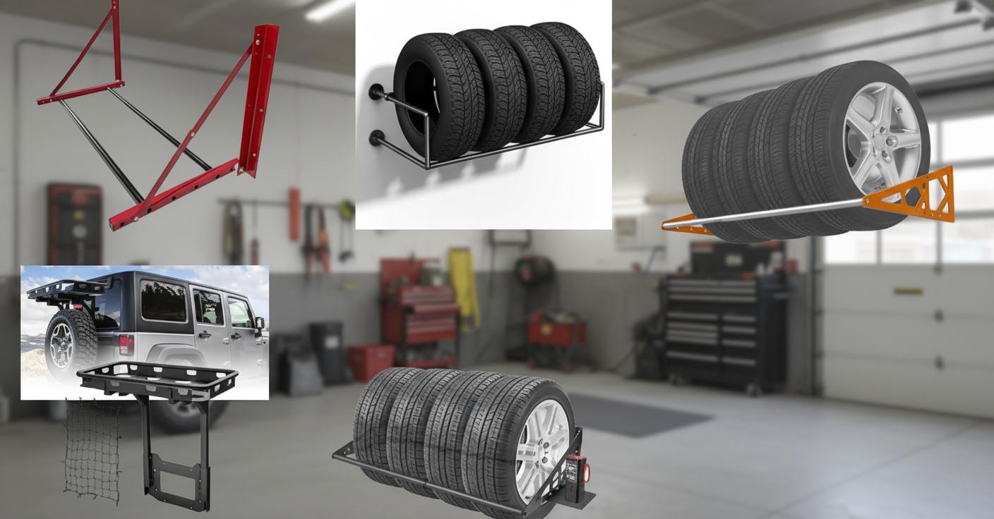 Best Overhead Tire Rack - Space-Saving, Durable, and Easy to Install for Compact Garages