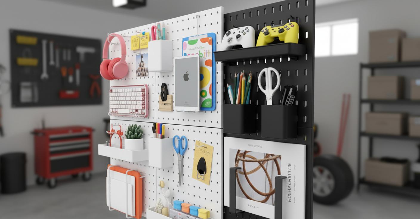 Best Pegboard Wall Organizer - Versatile Storage, Easy Accessibility, Space-Saving Design