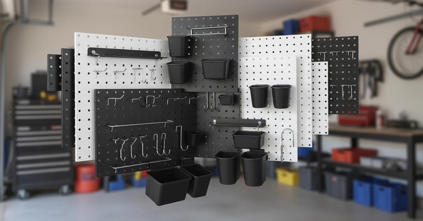 Best Pegboard Wall Organizer Set - Versatile, Durable, and Easy-to-Install for Tools and Craft Supplies