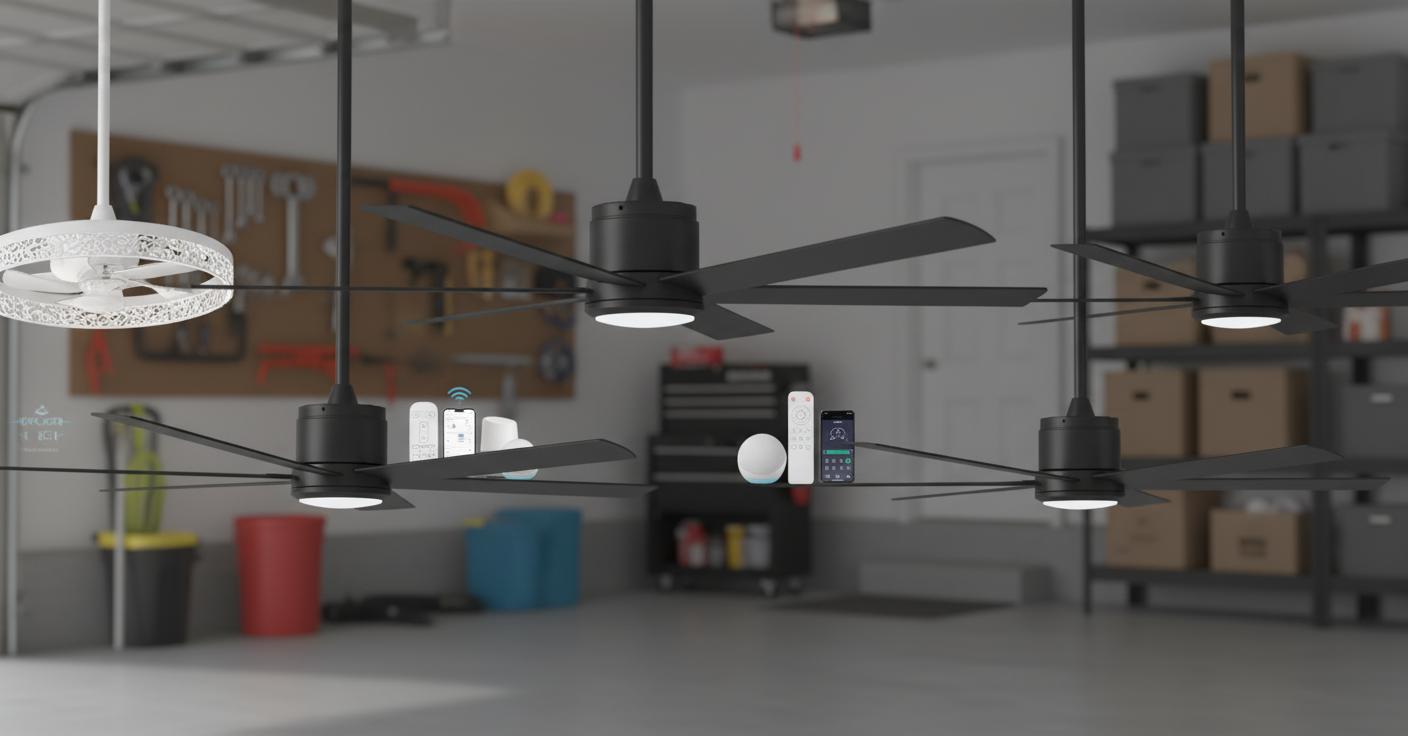 Best Smart Ceiling Fan for Garages - Stylish Design, Weatherproof Durability, and Advanced Smart Controls