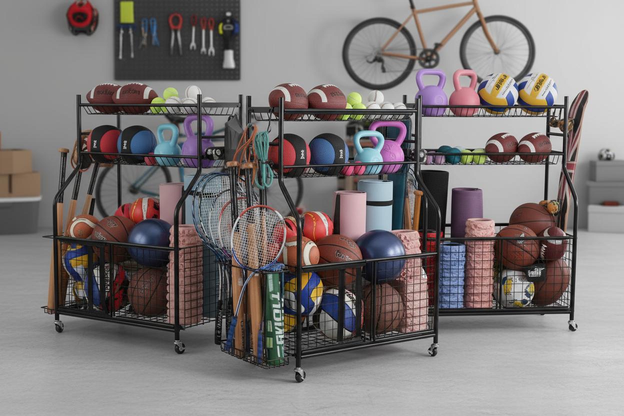 Best Sports Equipment Storage Rack - Space-Saving, Durable, and Easy to Assemble