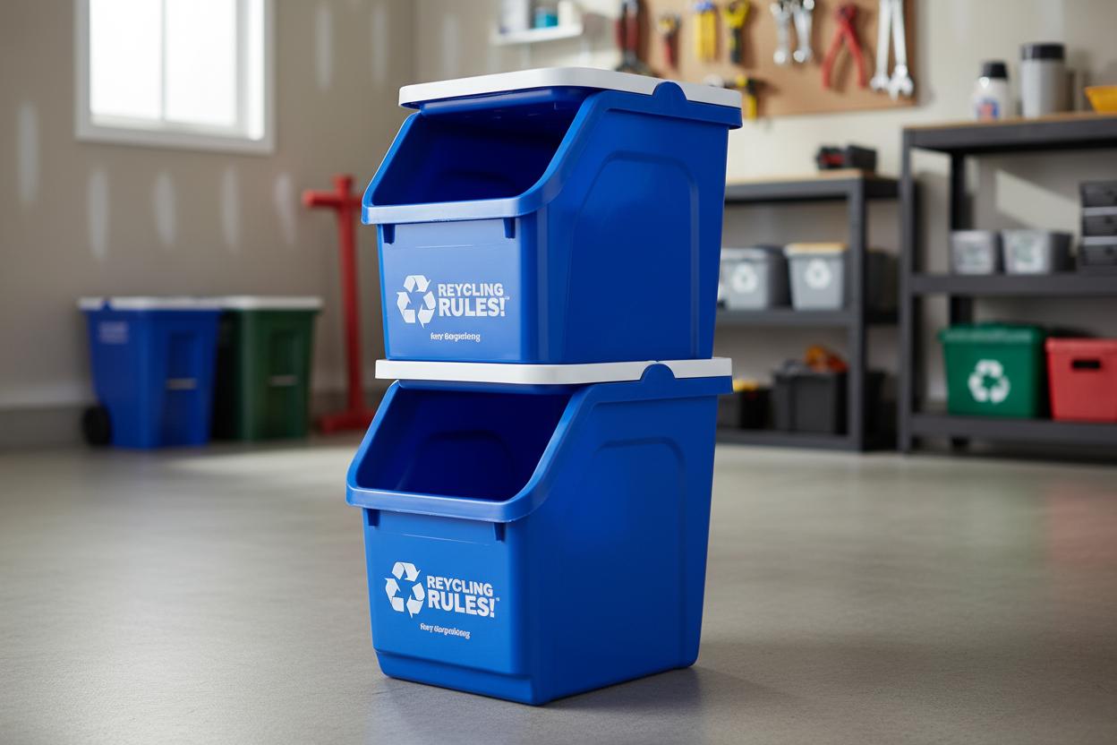 Best Stackable Recycling Bin Tower - Space-Saving, Durable, and Easy to Organize