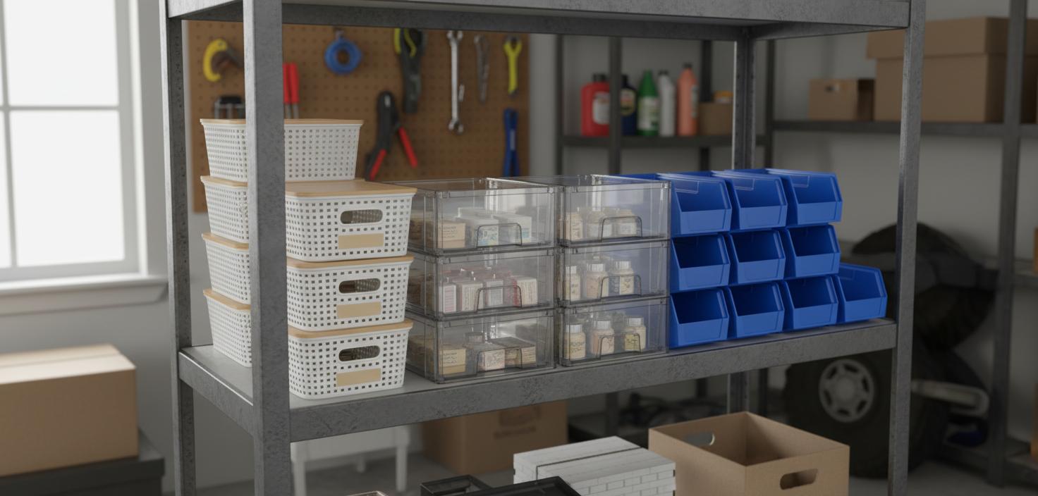 Best Stackable Storage Bins with Labels - Stylish Design, Efficient Organization, Versatile Use
