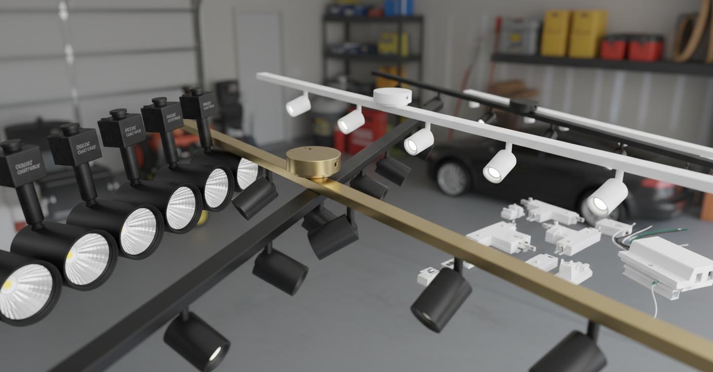 Best Track Lighting System for Garages - Elegant Design, Energy Efficiency, and Ambient Illumination