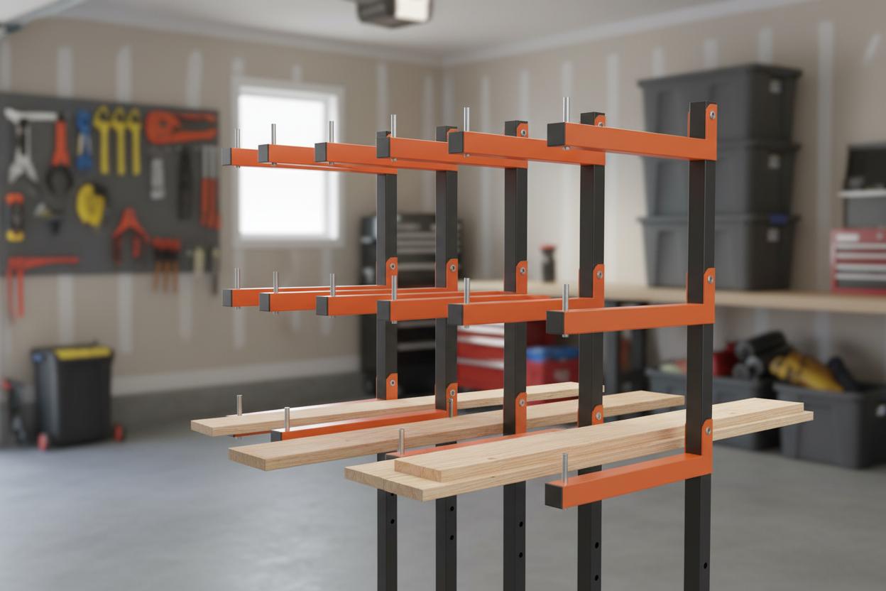 Best Vertical Lumber Rack - Space-Saving, Sturdy Construction, Foldable Design