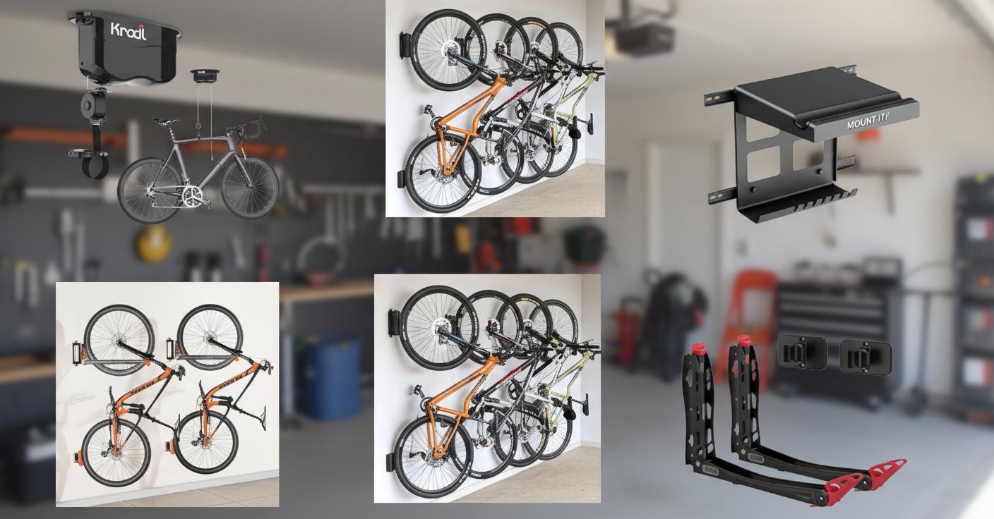 Best Wall-Mounted Bike Storage Lift - Space-Saving Design, Effortless Operation, Durable Construction
