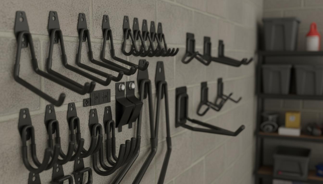 Best Wall-Mounted Ladder Hooks - Durable, Space-Saving, and Heavy-Duty Tool Organization