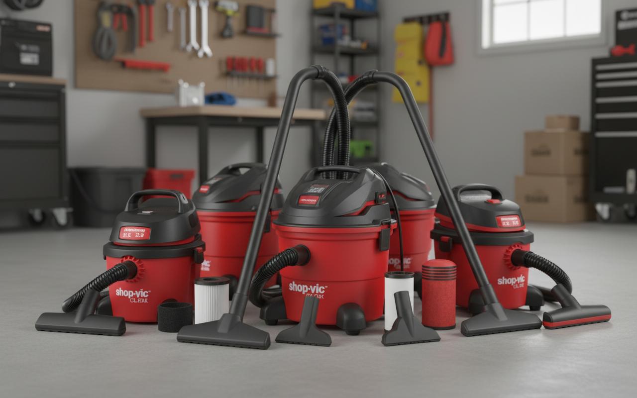 Best Wet/Dry Vacuum with Wall Mount - Compact Design, Powerful Suction, Easy Storage