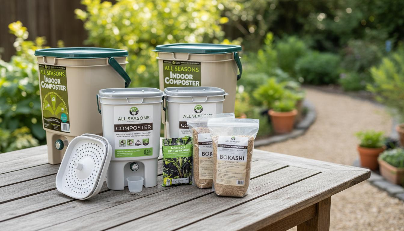 Best Anaerobic Bokashi Composter - Eco-Friendly, Convenient Indoor Use, Odor-Free Design