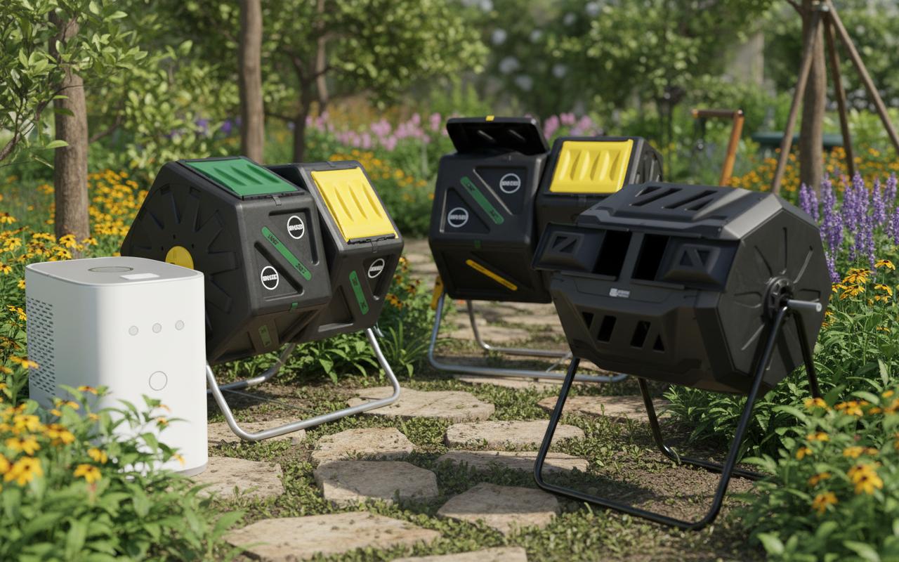Best Automatic Compost Tumbler - Fast Composting, Large Capacity, Easy to Use