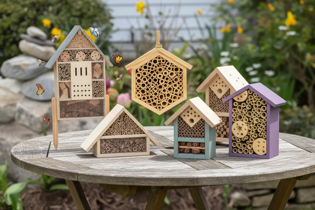 Best Bee Hotel - Attracts Beneficial Insects, Enhances Pollination, Supports Garden Health