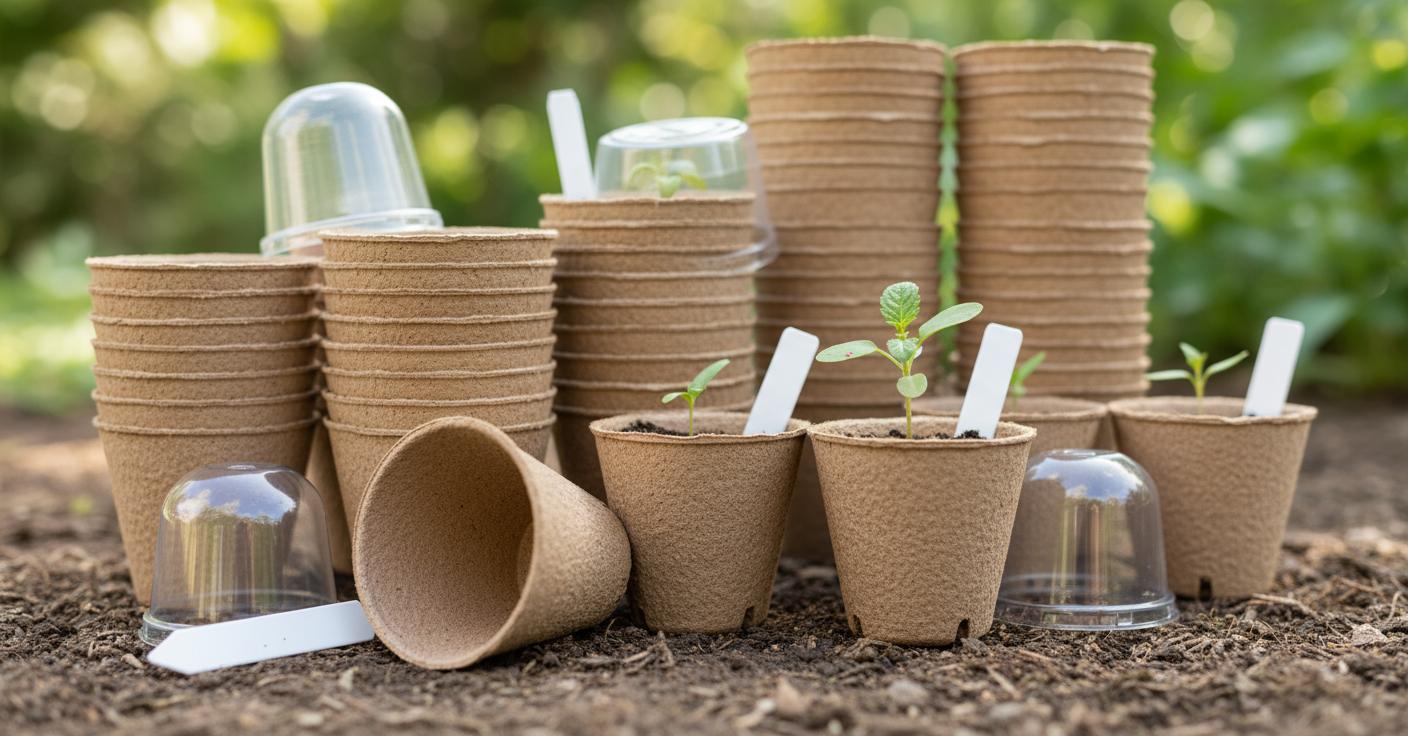 Best Biodegradable Seed Starter Pots - Eco-Friendly, Compostable, and Durable for Gardeners