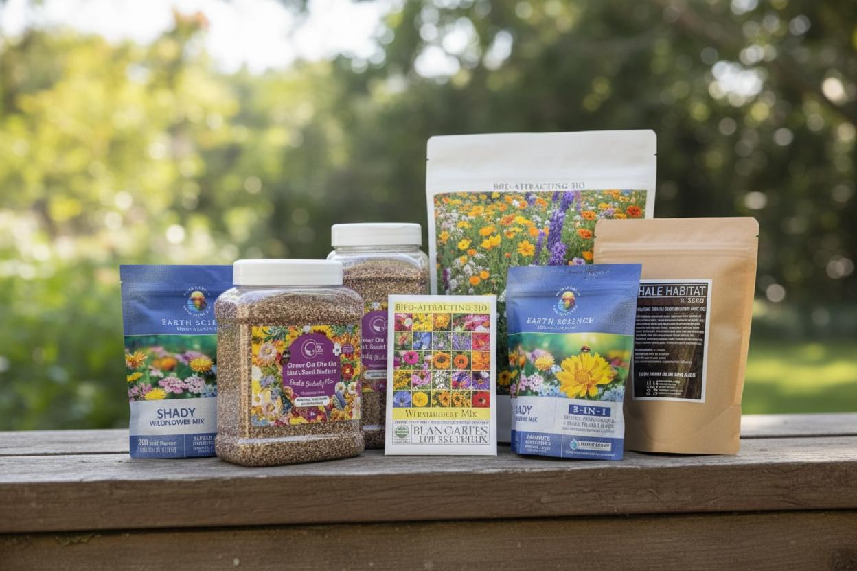 Best Bird-Attracting Wildflower Seed Mix - Vibrant Blooms, Easy Planting, and Wildlife-Friendly