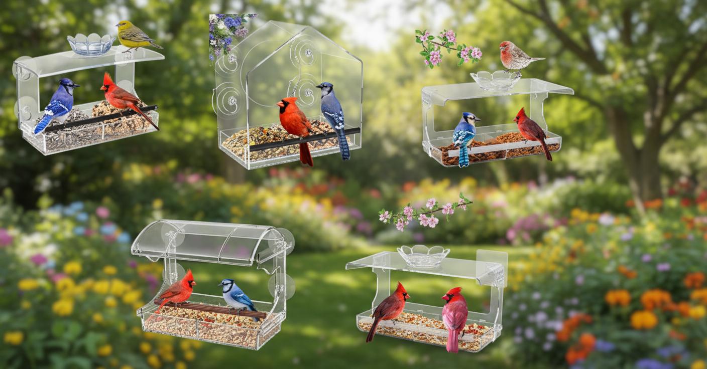 Best Bird-Friendly Window Feeder - Easy Installation, Clear Views, and Safe for Birds