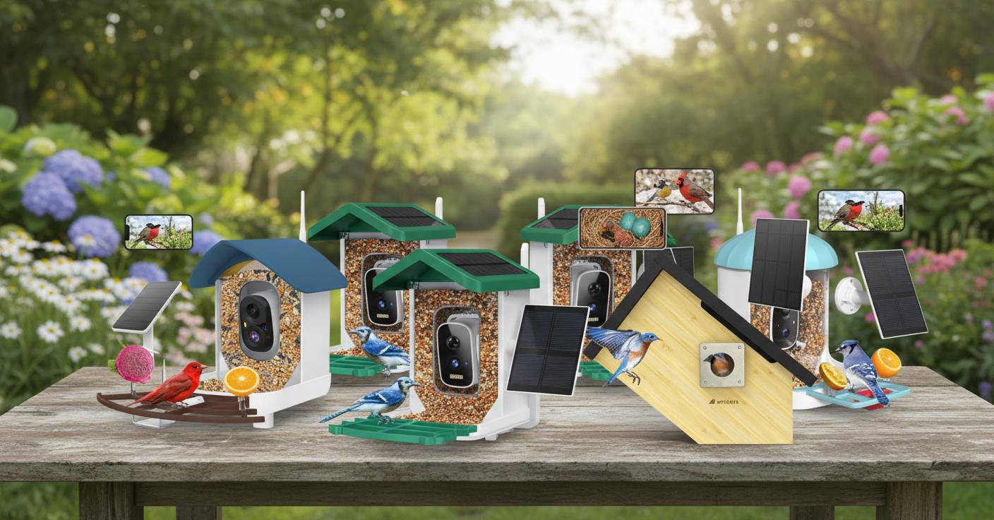 Best Birdhouse Camera - Real-Time AI Identification, Solar-Powered Efficiency, Smart Monitoring