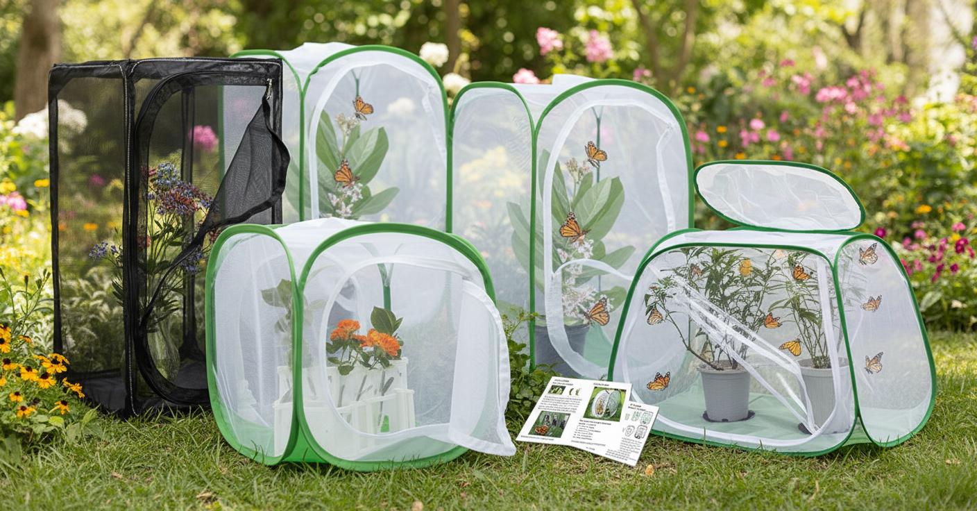 Best Butterfly Habitat Enclosure - Durable Build, Portable Design and Outdoor Friendly