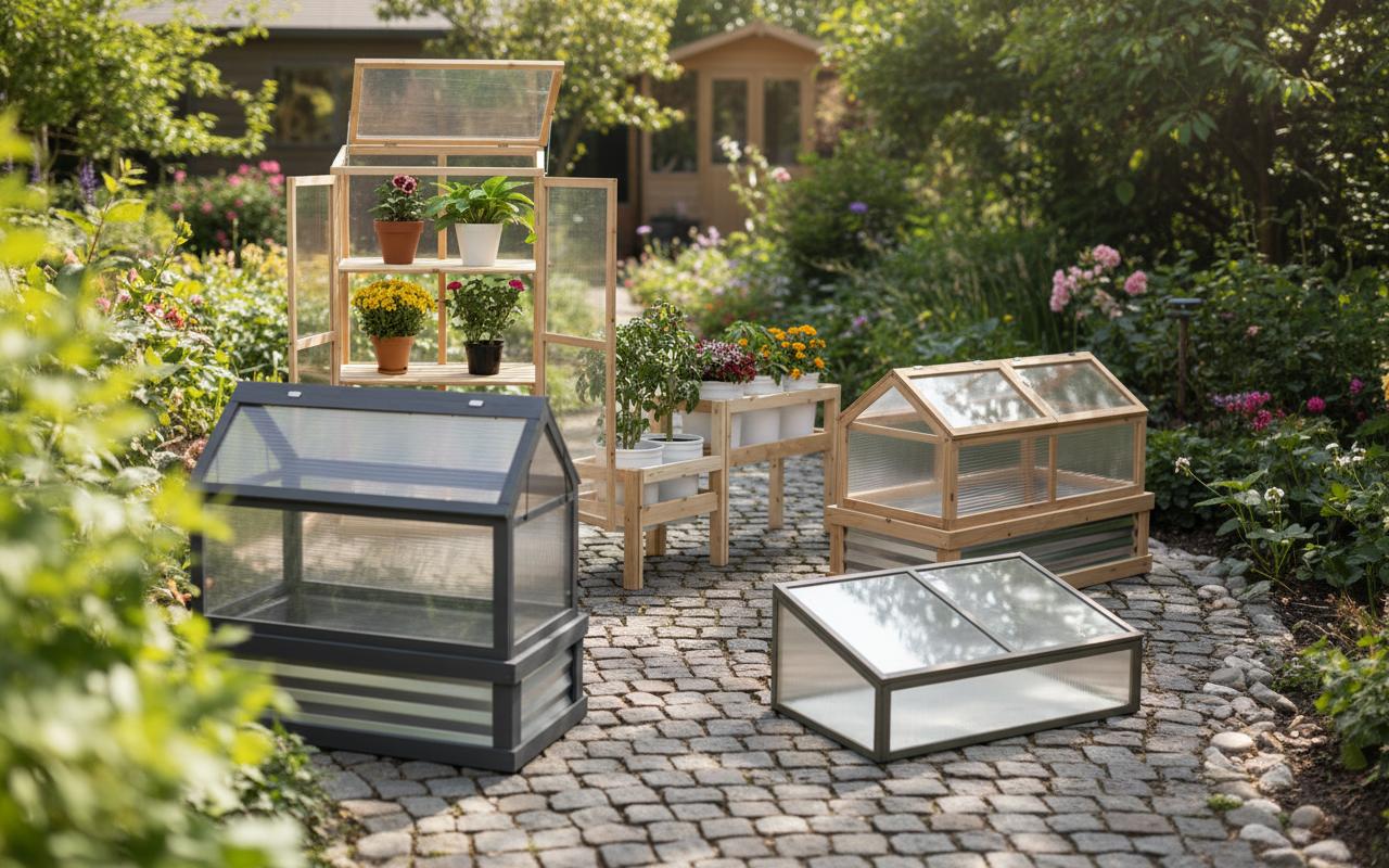 Best Cedar Cold Frame Greenhouse - Durable Construction, Adjustable Ventilation, Secure Storage