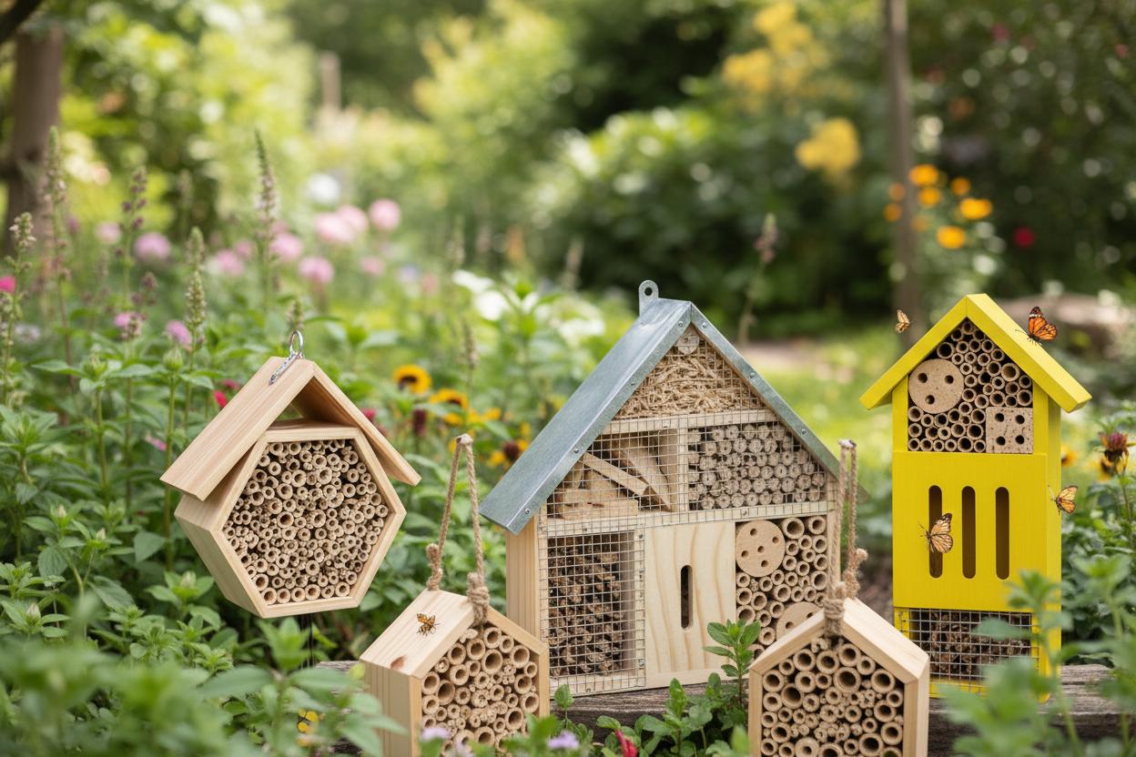 Best Decorative Bee House - Attract Beneficial Pollinators, Enhance Garden Beauty, Support Natural Pest Control