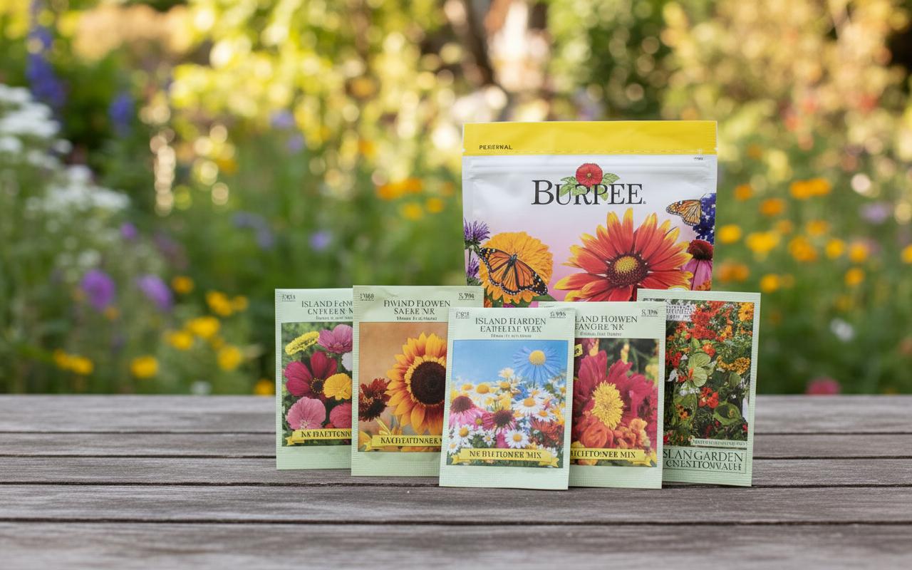 Best Edible Flower Seed Mix - Vibrant Colors, Diverse Blossoms, Easy Growth