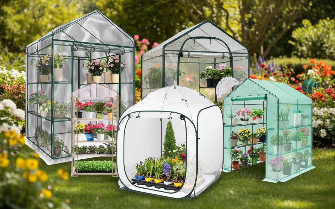 Best Foldable Greenhouse Kits - Durable Shelving, Year-Round Plant Growth, Indoor and Outdoor Use