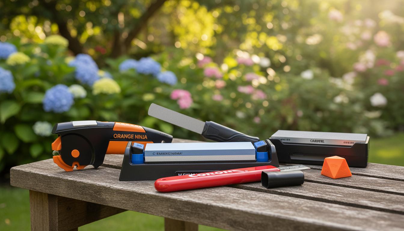 Best Garden Tool Sharpening Stone - Versatile Blade Sharpening, Durable Material, Easy to Use