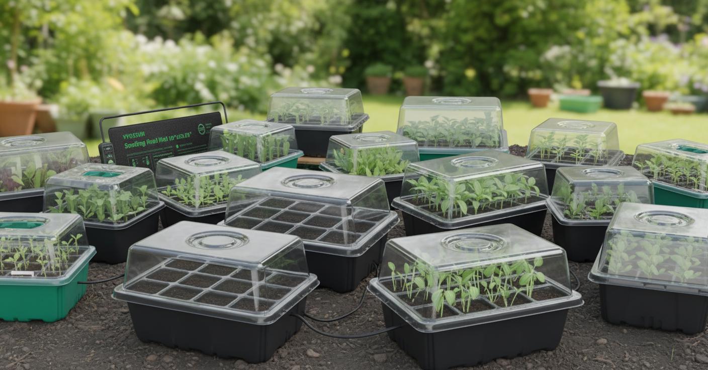 Best Heated Propagator Tray - Precise Temperature Control, All-in-One Seed Starting Kit, Ideal for Gardeners