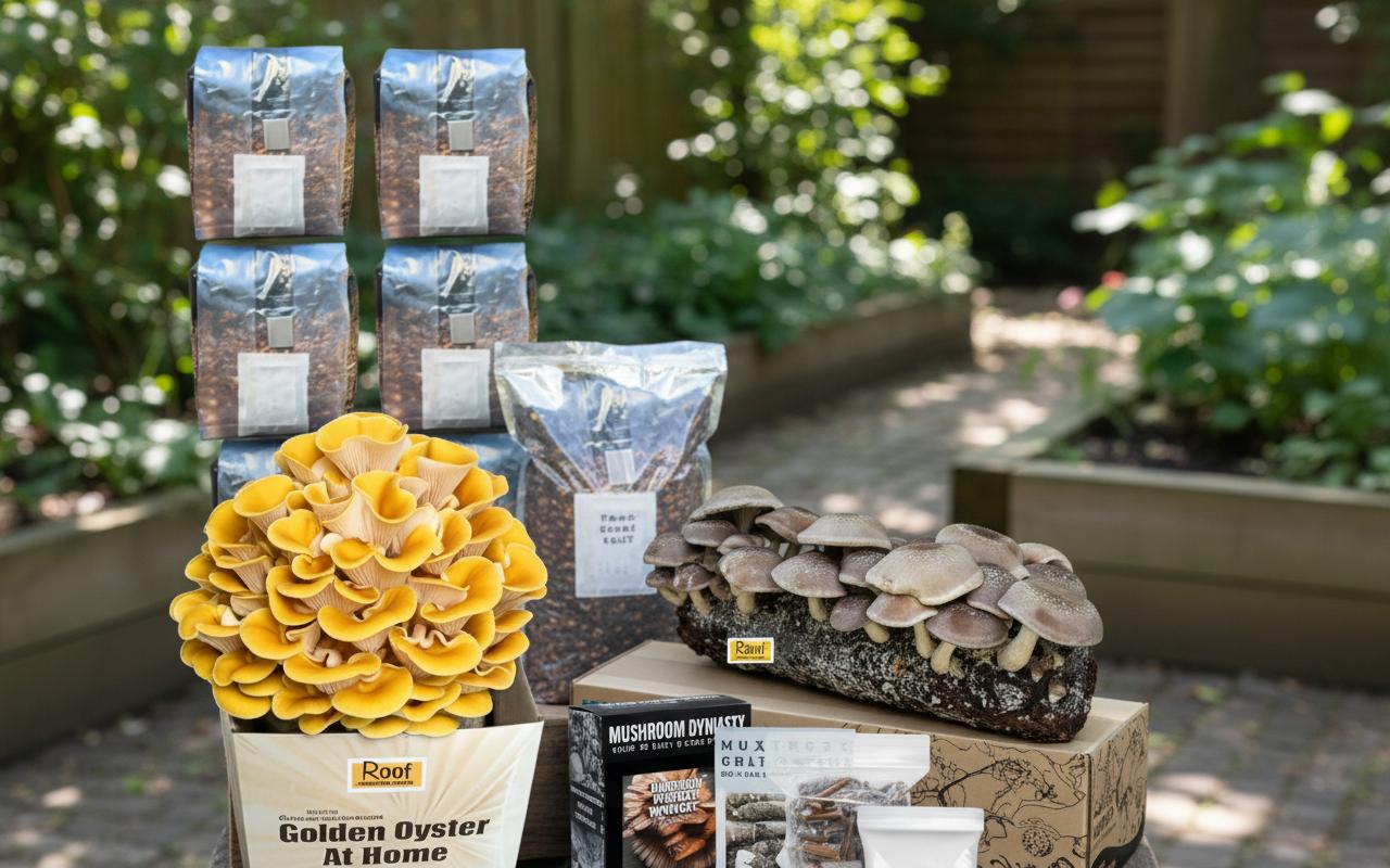 Best Heirloom Mushroom Growing Logs - Easy Setup, All-in-One Kit, Optimal Magic Mushroom Cultivation