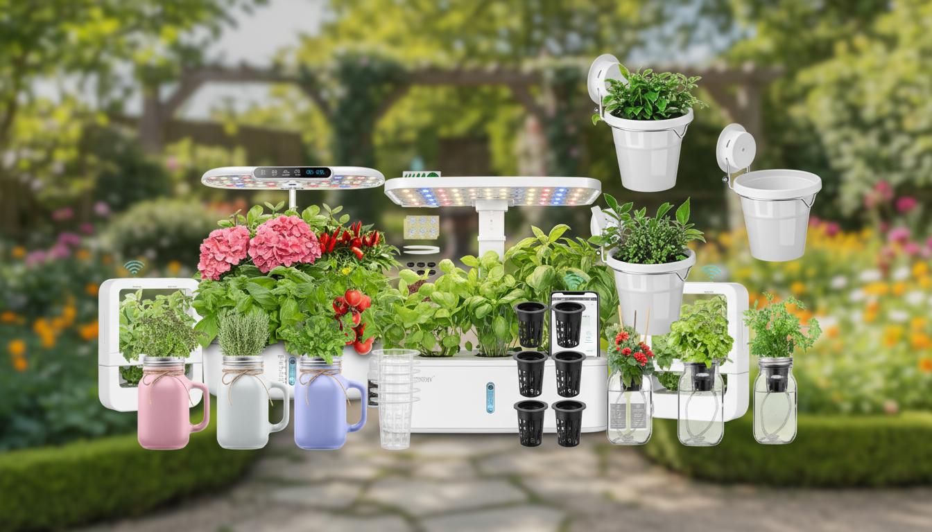 Best Hydroponic Herb Window Planter - Smart Design, All-in-One System, Ideal for Indoor Gardeners