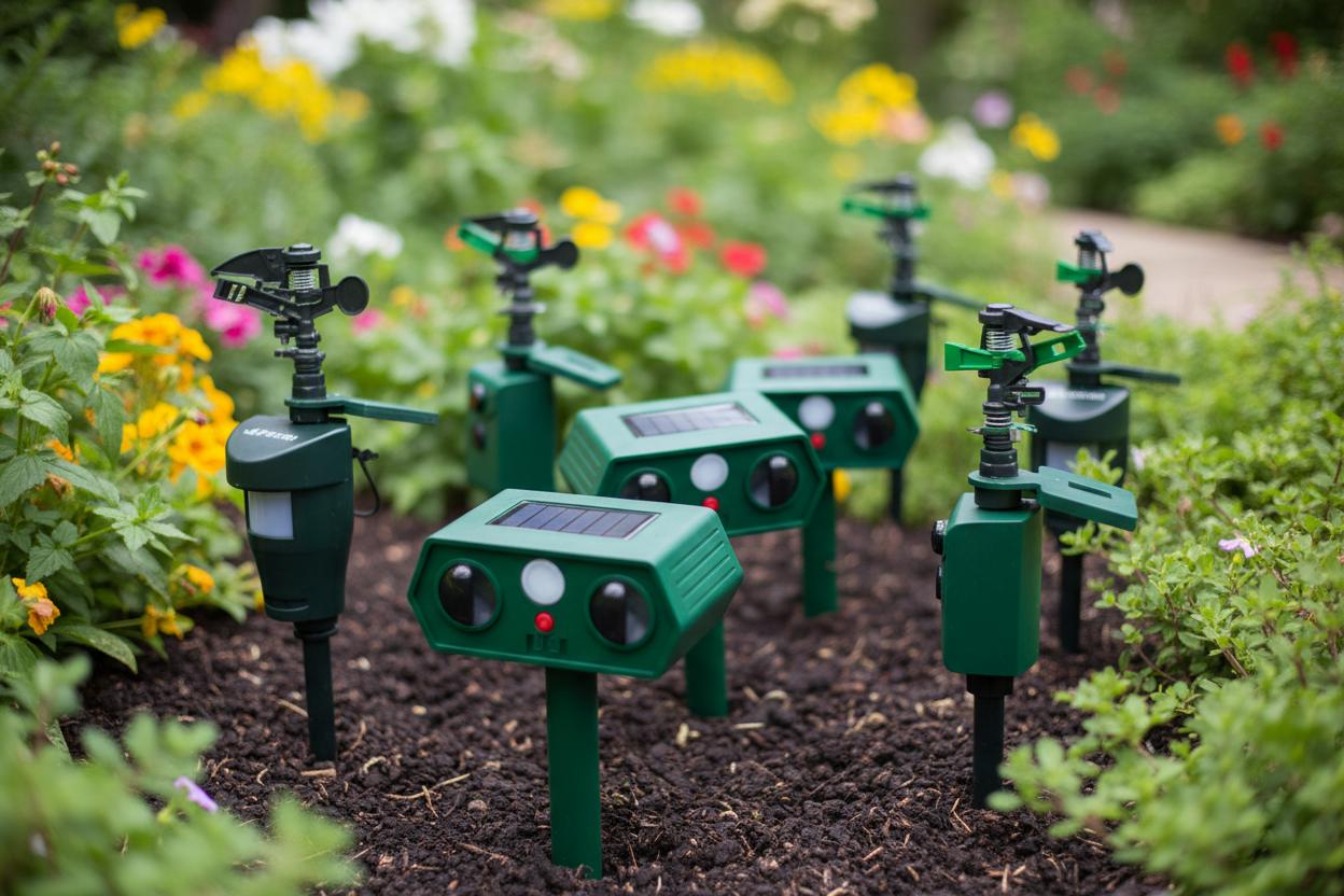Best Motion-Activated Animal Sprinkler - Eco-Friendly, Solar-Powered, Pest-Free Yard Solution