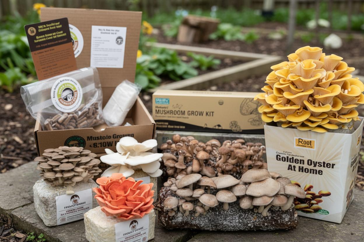 Best Mushroom Growing Log Kit - Easy to Use, Durable, and Perfect for Fresh Shiitake Mushrooms