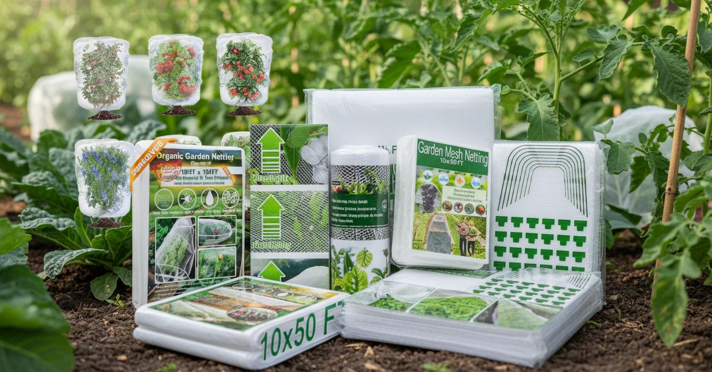 Best Organic Garden Pest Barrier - Effective Bird Deterrent, Bug Resistant, Eco-Friendly Protection