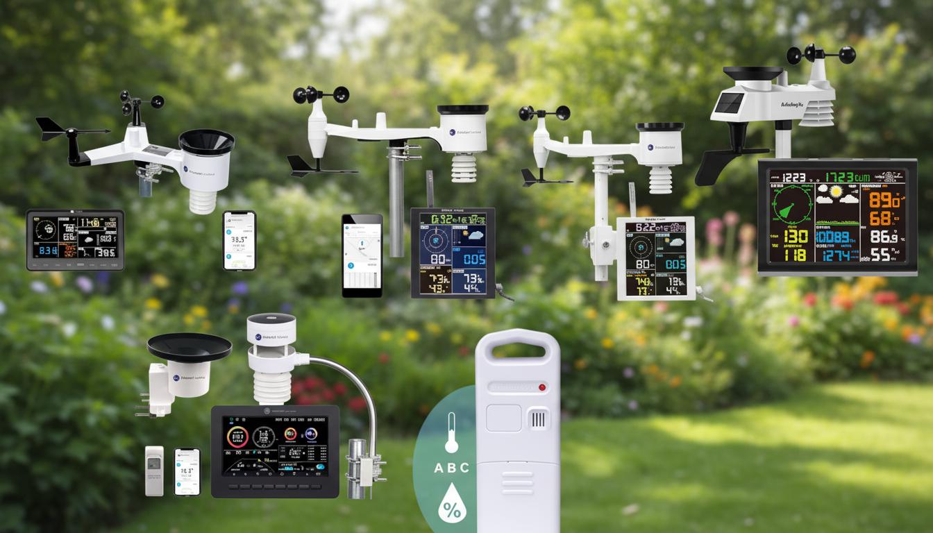 Best Outdoor Weather Station Sensor - Real-Time Data, Hyper-Local Accuracy and Easy Setup