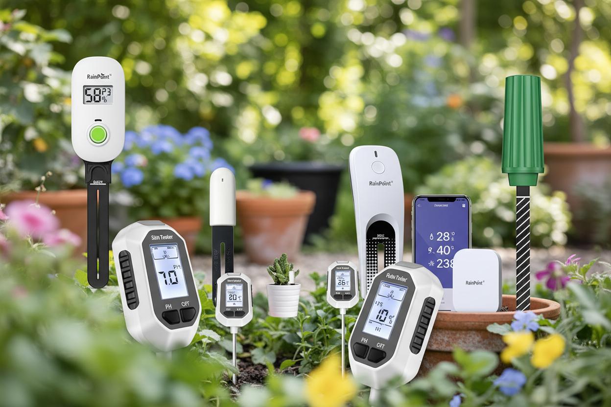 Best Plant Health Sensor - Real-Time Soil Moisture Monitoring, Accurate Data, Easy to Use