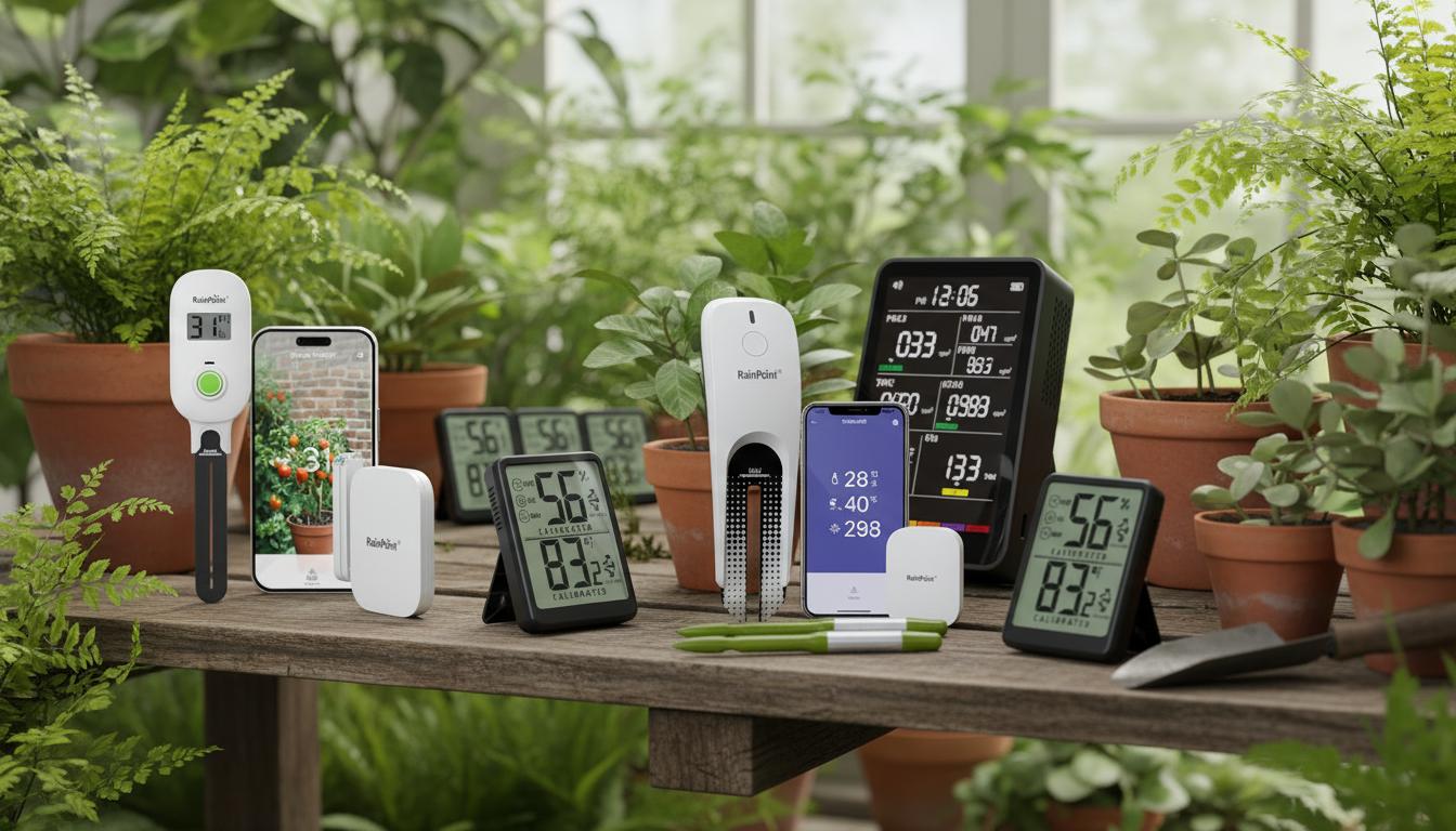 Best Plant Sensor Monitors - Real-Time Moisture Tracking, Wireless Alerts, and Easy Installation