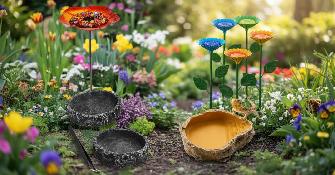 Best Pollinator Water Dish - Separate Design, Easy Access, Durable Material