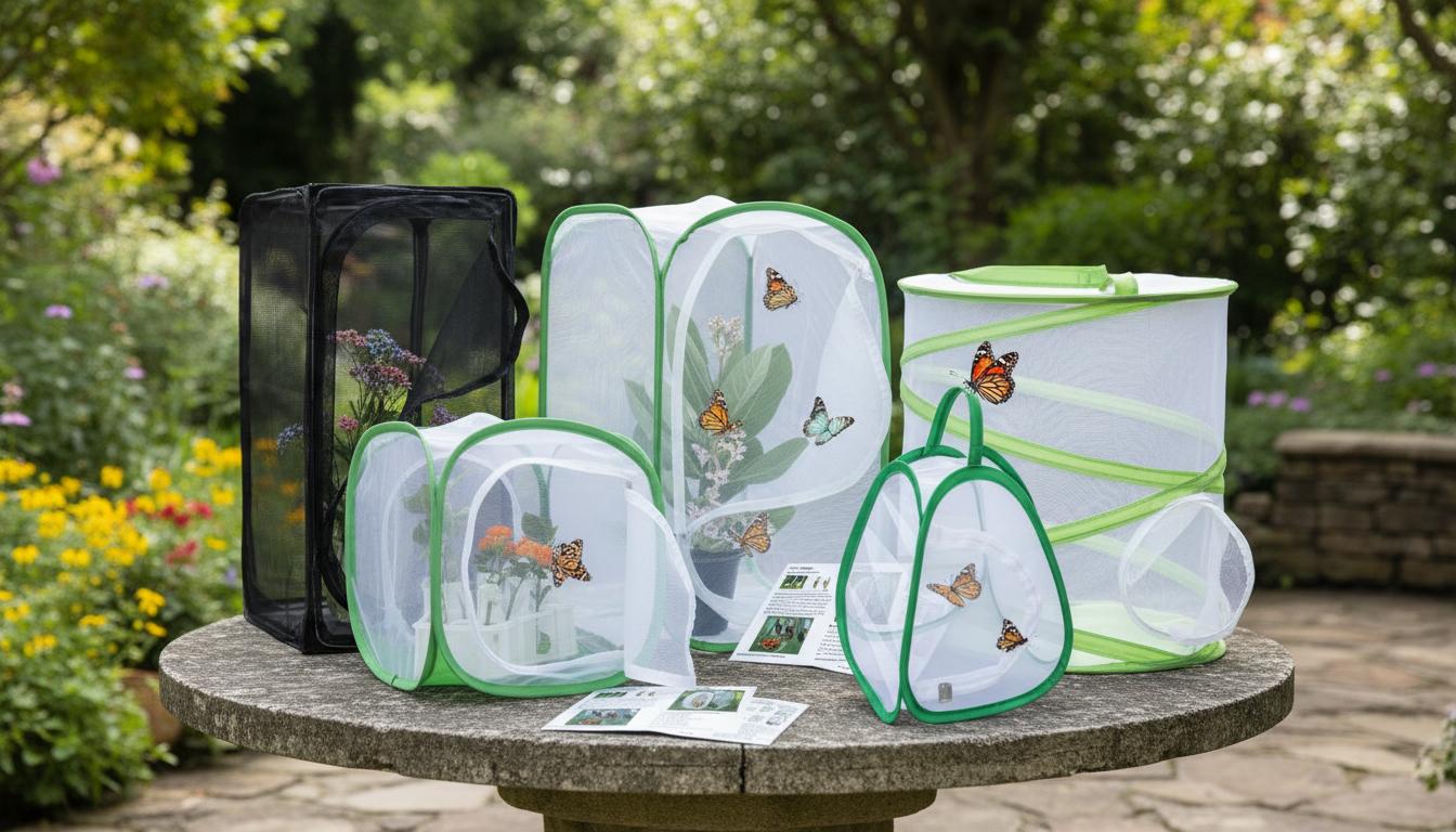 Best Portable Butterfly Habitat Cage - Durable, Easy-to-Carry, Perfect for Outdoor Insect Observation
