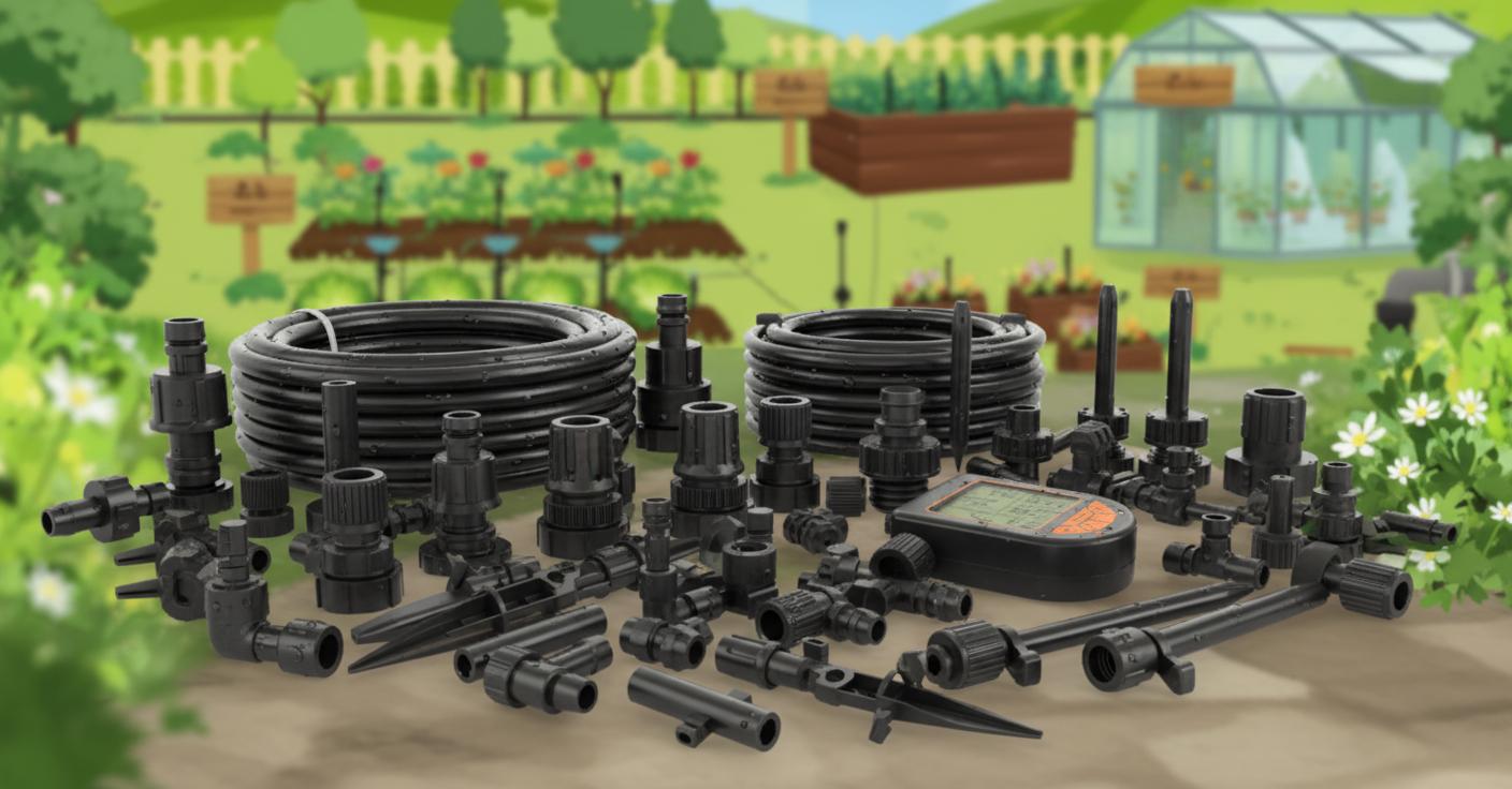 Best Precision Drip Irrigation Kit - Efficient Watering, Adjustable Drip, and Misting Options
