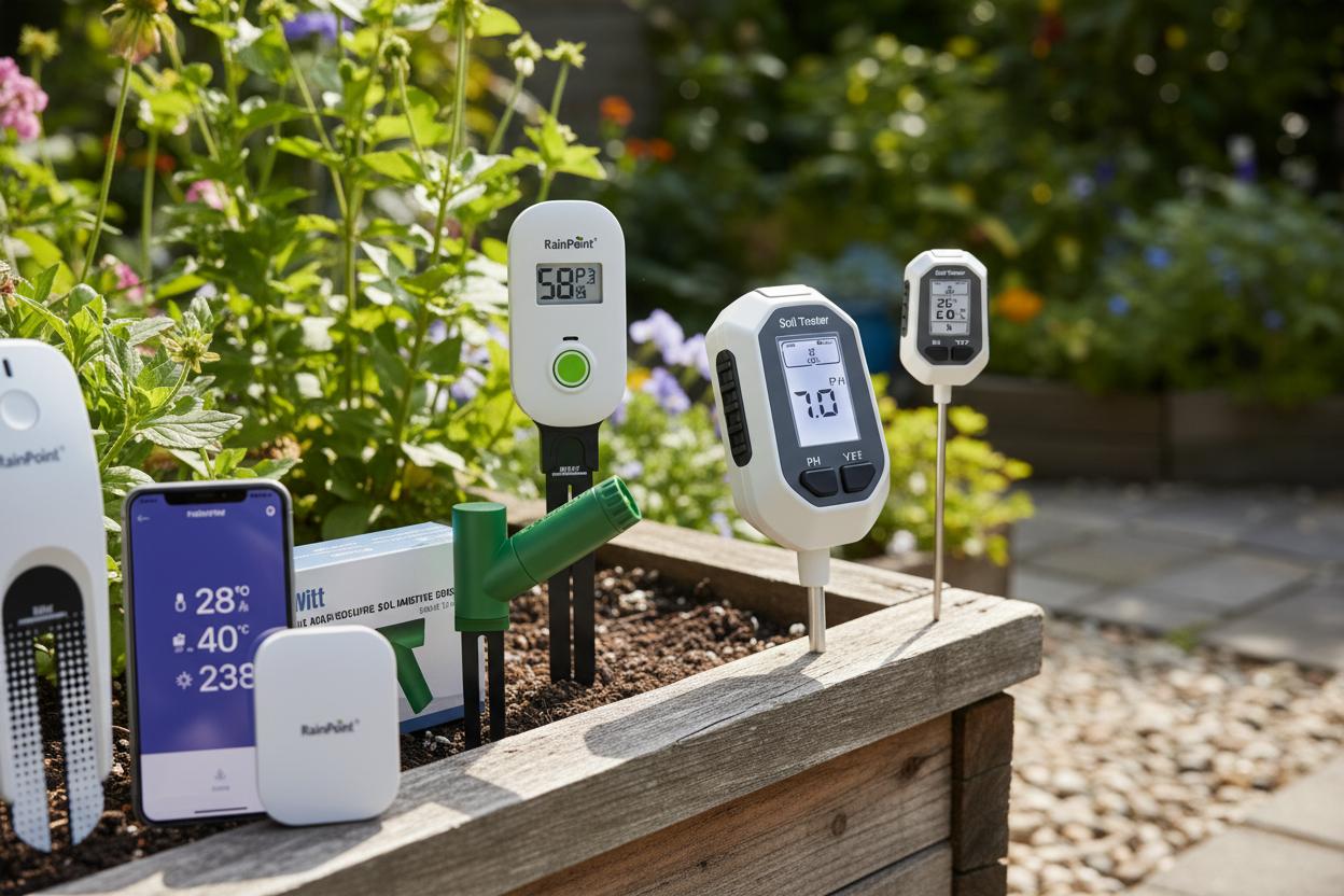 Best Precision Soil Moisture Sensor - Real-Time Monitoring, Smart Wi-Fi Connectivity, Accurate Environmental Data