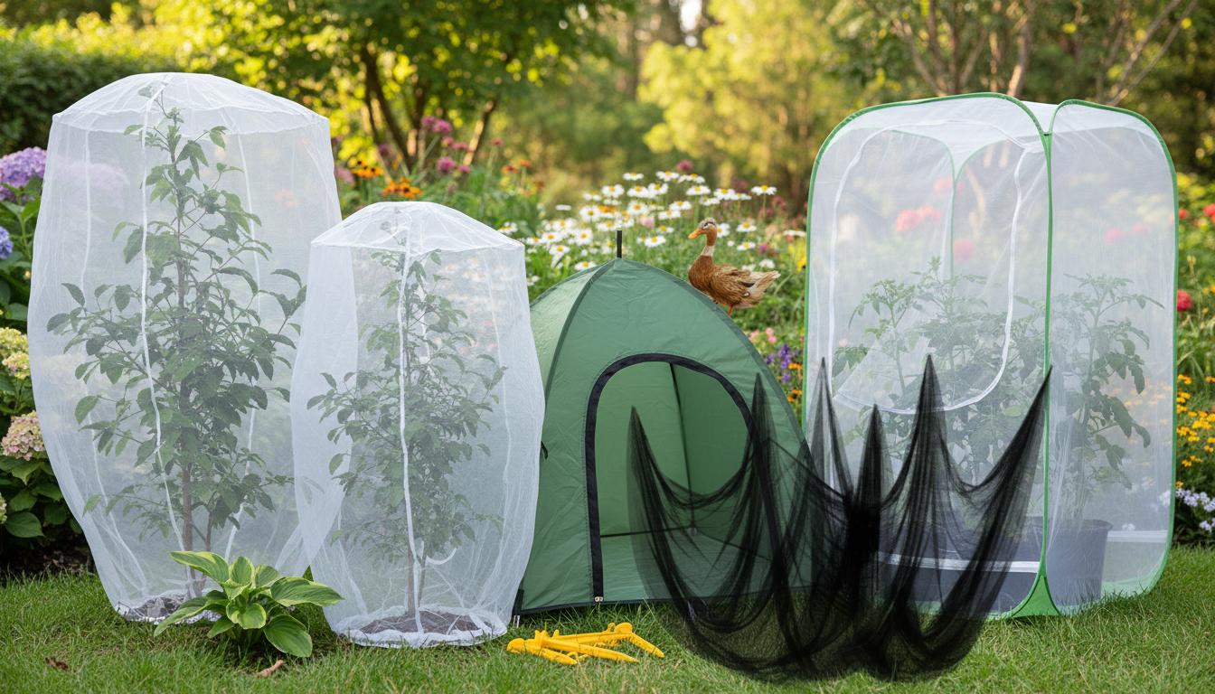 Best Protective Mesh Plant Tent - Pest-Resistant, Bird-Proof, and Durable Garden Shield