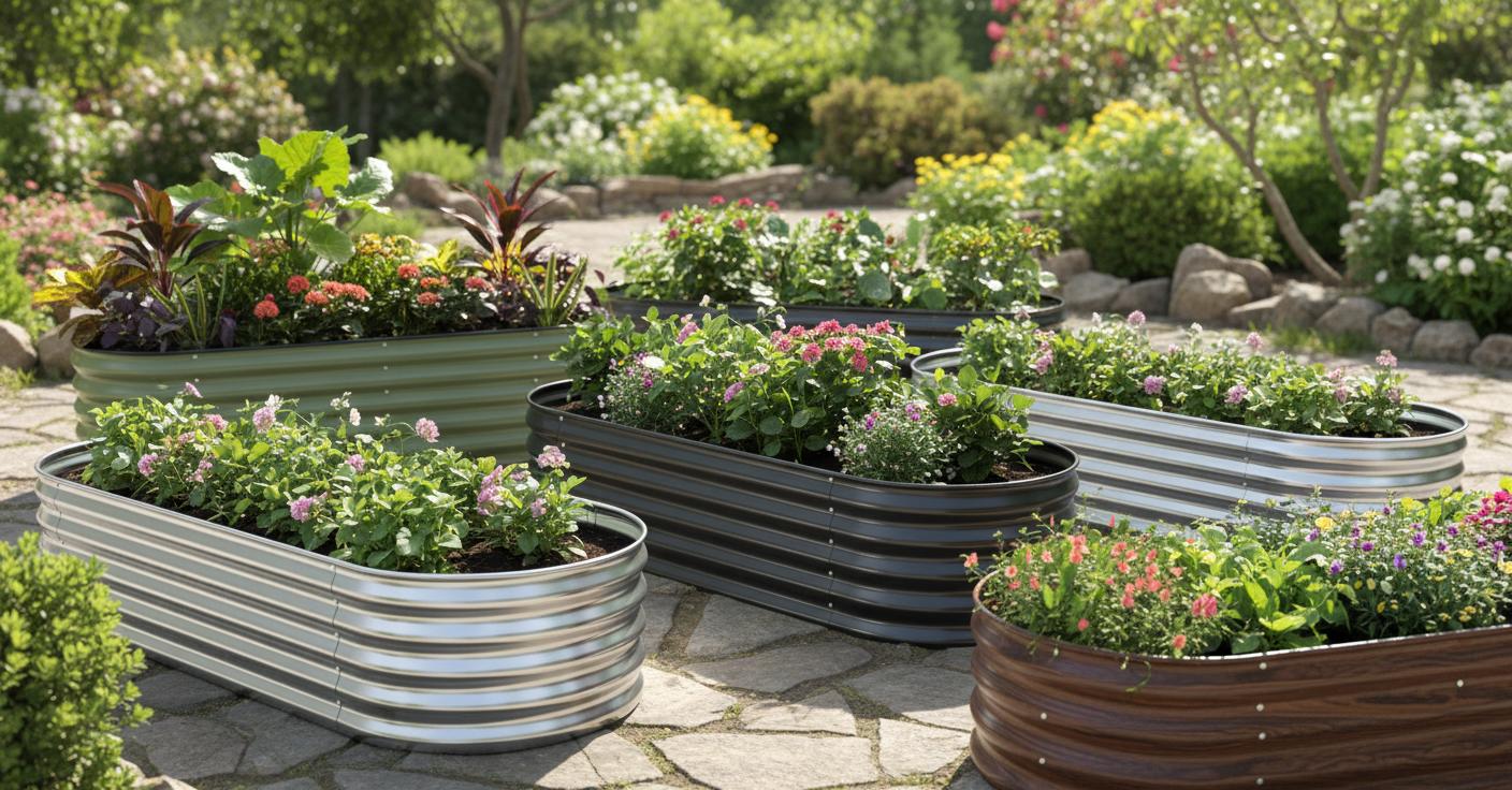 Best Raised Metal Garden Bed - Versatile Design, Durable Construction and Elevated Planting Solutions