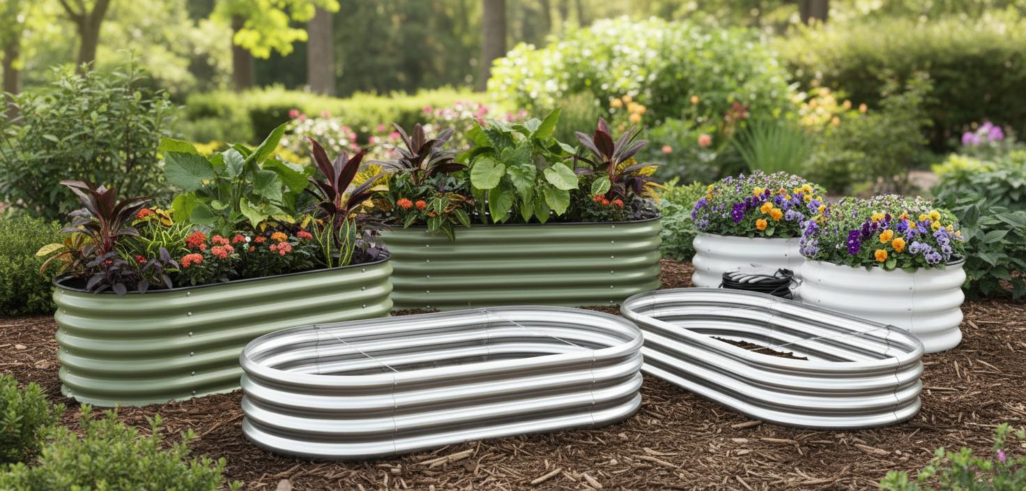 Best Raised Planter Bed Kit - Durable Construction, Rust-Resistant Materials and Healthier Vegetable Growth