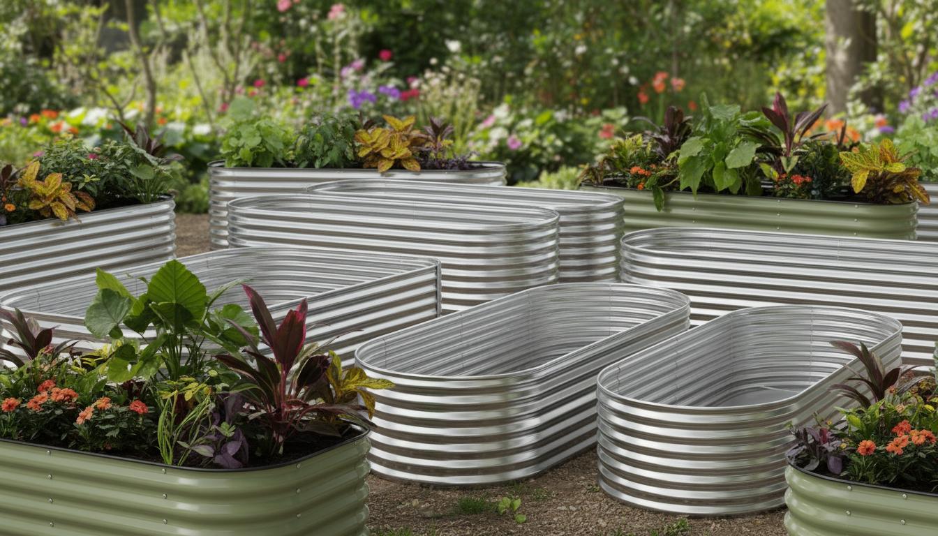 Best Raised Steel Garden Beds - Durable, Rust-Resistant, Perfect for Vegetables and Flowers