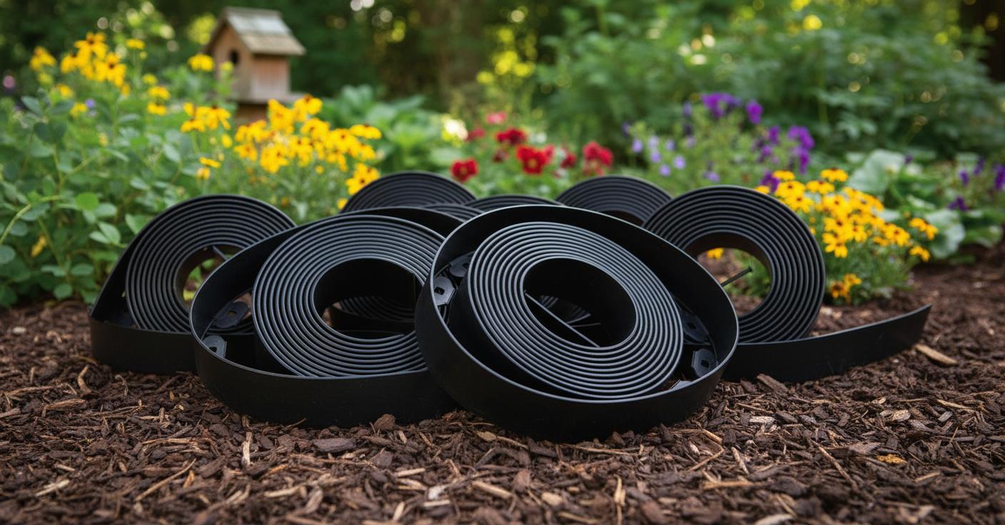 Best Recycled Rubber Garden Edging - Flexible Design, Durable Material, Easy Installation